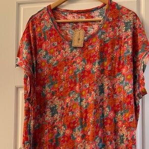 NATURAL LIFE Vibrant Floral Maxi Dress